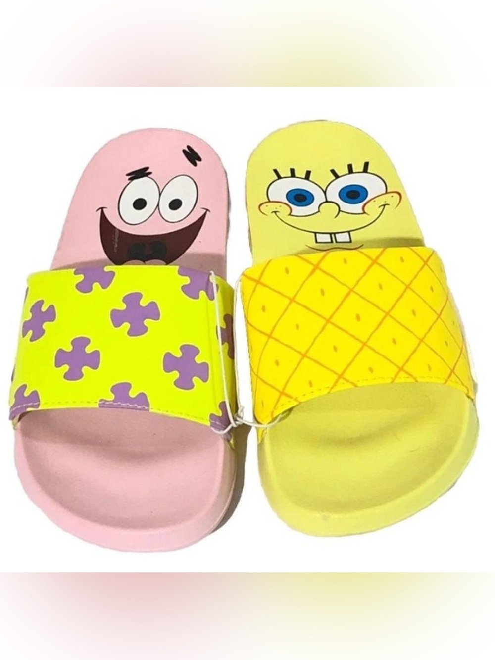 Ground Up Men's SpongeBob Square Pants Patrick Nickelodeon Slide Sandals Size 12